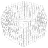 vidaXL Lit surélevé à gabion hexagonale 100 x 90 x 50 cm
