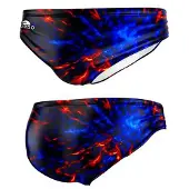 Turbo Slip De Bain Red Blue Fire