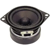 Visaton FRS5XTS HØJTTALER BREDBÅND 5-CM 8-OHM, Composants du haut-parleur, Noir