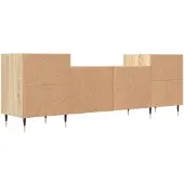 vidaXL Armoire TV Chêne Sonoma 160x35x55 cm Bois composite