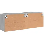 vidaXL Armoires murales TV 2 pcs. Gris béton 60x30x41 cm