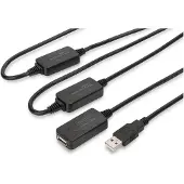 Digitus Câble de rallonge USB , prise mâle - prise femelle, 25,0 m