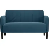 vidaXL Canapé deux places bleu 109 cm velours