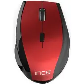 Inca IWM-500GLK Maus IWM-500GLK 1600 DPI,Wireless,Nano-USB,Laser,Rot retail
