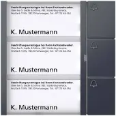 Siedle S. SIEDLE & SÖHNE Siedle TM 612 3 AG Boutons TM 612-3 AG Module gris anthracite