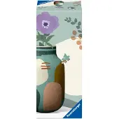 Ravensburger Vase en forme de pot à épices, puzzle 3D, couleur vert sauge