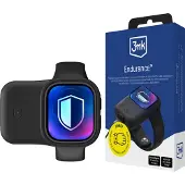 3MK , Étui pour batterie Apple Watch 40/41mm induction silicone 15h d'autonomie, noir