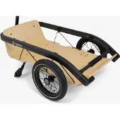 Hamax Remorque Vélo Enfant Venture Bois - Transport Sûr Et Confortable -