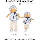 Kaloo Poupée Eli - Poupée douce en tissu, cadeau pour bébé 25cm