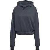Adidas Sweatshirt à capuche courte femme Studio Lounge