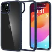 Spigen Coque Spigen Ultra Hybrid pour iPhone 15 Plus - bleu foncé