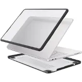 4smarts Shell Case (13", Apple), Sac pour notebook, Noir, Transparent