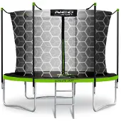 Neo-Sport Trampoline de jardin 6ft/183cm avec filet intérieur et échelle