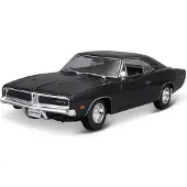Maisto Véhicules Miniatures Die Cast 1/18 Dodge Charger R/T 1969 - Noire
