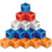 Learning Resources MathLink Set – Constructions 3D à partir de cubes reliés entre eux