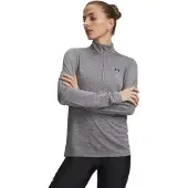 Under Armour Tech Twist Half Zip Sweatshirt Gris L Femme