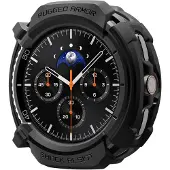 Spigen Rugged Armor Conu pour Samsung Galaxy Watch 8 Classic 46 mm Coque en TPU durable (2025) Noir mat