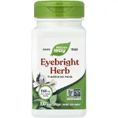 Nature'S Way , Herbe d'Euphraise, 560 mg, 100 Gélules Végaliennes (280 mg par Gélule)
