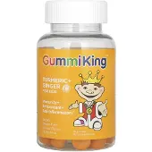 GummiKing , Curcuma + Gingembre pour Enfants, Mangue, 60 Gommes