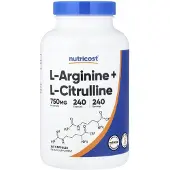 Nutricost , L-Arginine + L-Citrulline, 240 gélules