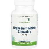 Seeking Health , Malate de Magnésium à Croquer, 100 mg, 100 Comprimés à Croquer