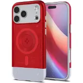 Spigen Classic C1 MagSafe ruby - iPhone 17 Pro Max (Apple iPhone 17 Pro Max), Coque pour téléphone portable, Rouge