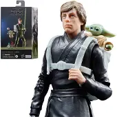 Hasbro Star Wars The Black Series Luke Skywalker And Grogu Figure Noir