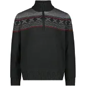 CMP 7h87510 Half Zip Sweater Noir S Homme