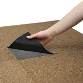 MonsterShop 40 x Dalles de moquette sable 10m2 Revêtement de sol pour bureaux et commerces