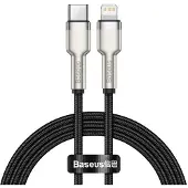 Baseus Cable Usb-C Do Lightning Cafule, Pd, 20W, 1M (Czarny)