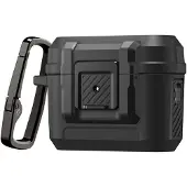 Spigen Lock Fit, Étui pour écouteurs + casque, Noir