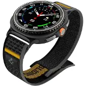 Spigen Athlex Air (46 mm, Toile), Sangles de montre, Bleu, Noir, Jaune
