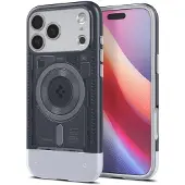 Spigen Classic C1 MagSafe (Apple iPhone 17 Pro Max), Coque pour téléphone portable, Gris