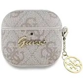 GUESS Gua4G4Gsmp Airpods 4 Cover Różowy/Pink 4G Charm Collection