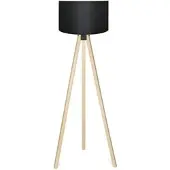 Lux.pro Lampadaire 'Newport' 1 x E27 noir