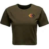 Black Diamond T-shirt à Manches Courtes Faded Crop