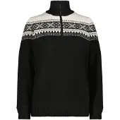 CMP 7h86506 Half Zip Sweater Noir 2XS Femme