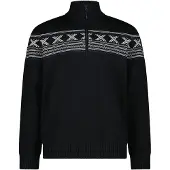 CMP Pull en tricot à col zippé
