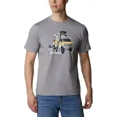 Columbia T-shirt Columbia pour homme, gris, taille S