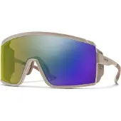 Smith - Lunettes de soleil photochromiques - Pursuit Matte Summit ChromaPop Glacier Photochromic Yellow Violet Mirror - Beige