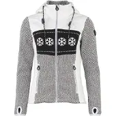Mountain Peak Blouson à capuche zippé bi-matière femme