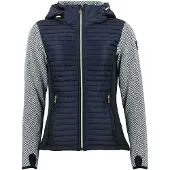 Mountain Peak Blouson à capuche zippé tri-matière femme