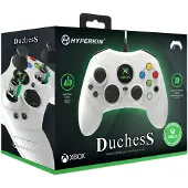 Hyperkin Contrôleur filaire DuchesS (PC, Xbox One S, Xbox Series X), Manette, Blanc
