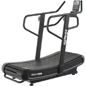 VirtuFit Tapis de course Pro Elite HiiT - 160 x 44 cm - 4 niveaux de résistance - Noir