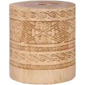 vidaXL Parasol balinais avec socle rouge 185 x 185 x 260 cm