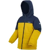 Regatta Veste d'hiver pour enfants Lofthouse avec capuche, couleur : jaune, tailles enfants : 164
