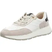 Gabor Baskets avec zip femmes - Blanc/Gris/Noir