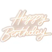 Relaxdays LED Schild Happy Birthday (1 pcs)