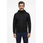 BOSS Veste de survêtement 'Saggy' bleu nuit