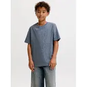 Jack & jones Junior T-Shirt 'JJEStar' gris foncé / blanc